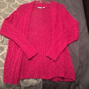 Pink Knit Cardigan